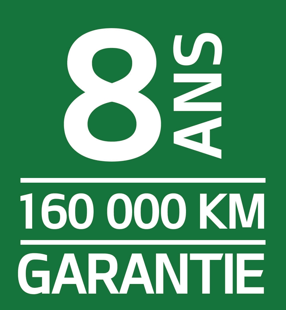 Garantie 8 ans 160000km Kia
